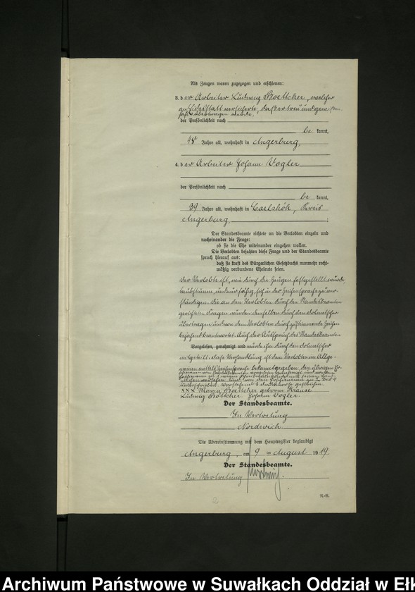 image.from.unit.number "[Heirats - Register (Neben - Register) Standesamt Angerburg einschl. der Bezirke, Gr. Strengeln, Prinowen und Kehlen Kreis Angerburg] No 60 bis 120"