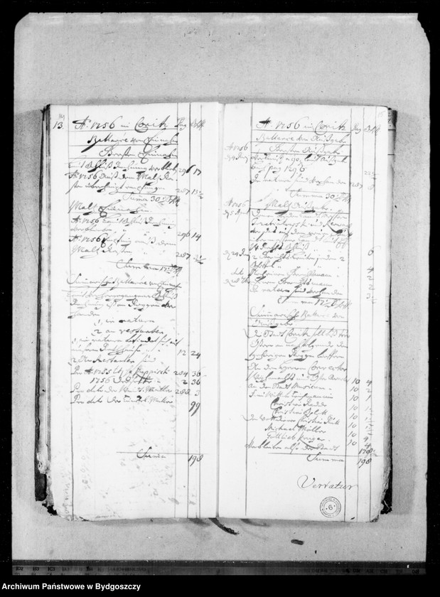 image.from.unit.number "Berechungsbuch von der Einnahme und Ausgabe des in der Stadt Conitz fälligen Korns"