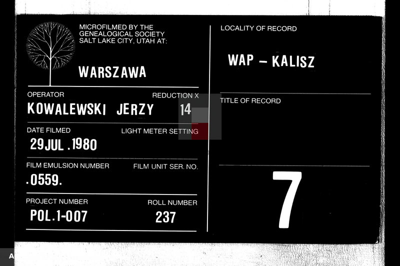 Obraz 1 z jednostki "[Księga zgonów]"