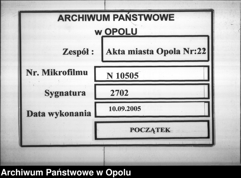 Obraz 1 z jednostki "Acta des Magistrats zu Oppeln von Aufnahme der Invaliden, deren Versorgung und Gnaden Gehalt ingleichen den jährlichen Eingaben von 1769 bis Vol. I"
