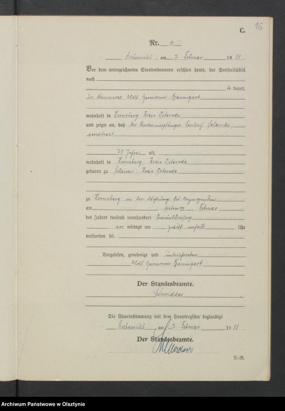 image.from.unit.number "Sterbe-Neben-Register Nr 1 - 41"