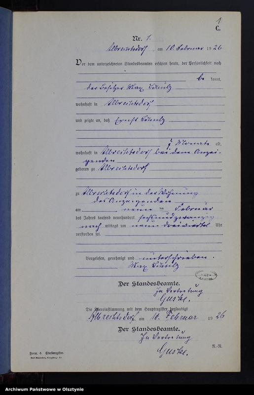 image.from.unit.number "Sterbe-Neben-Register Nr 1 - 18 [ Księga zgonów - wtóropis ]"