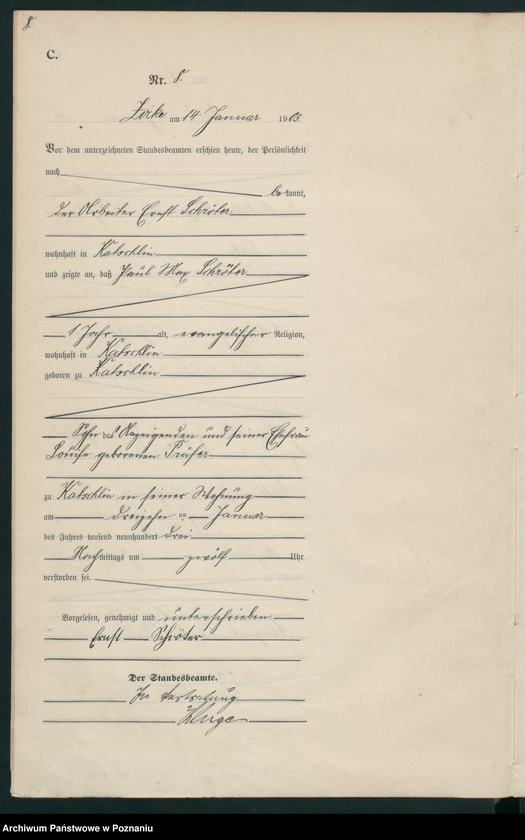 Obraz 11 z jednostki "Sterbe-Haupt-Register"