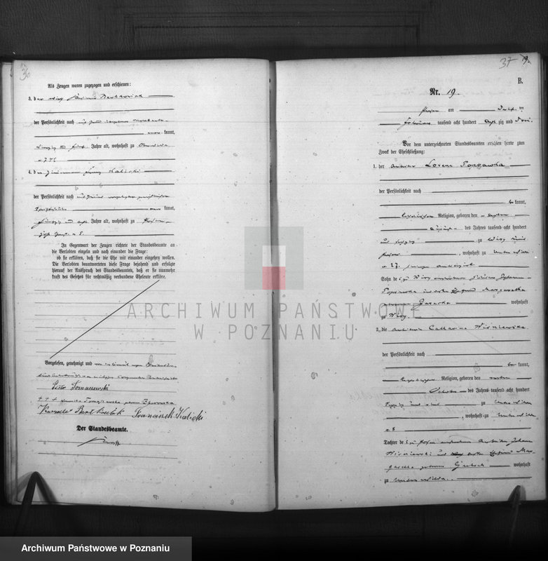 Obraz 20 z jednostki "Księga małżeństw"