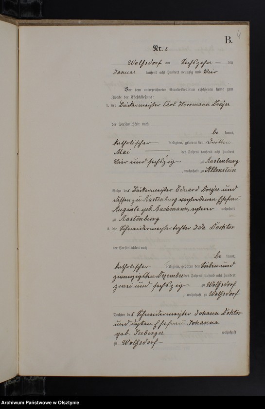 image.from.unit.number "Heiraths-Neben-Register Nr 1 - 15"