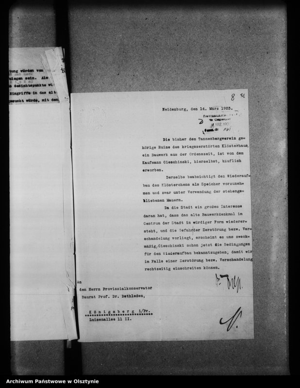 image.from.unit.number "Neidenburg, Speicher "Klösterchen""