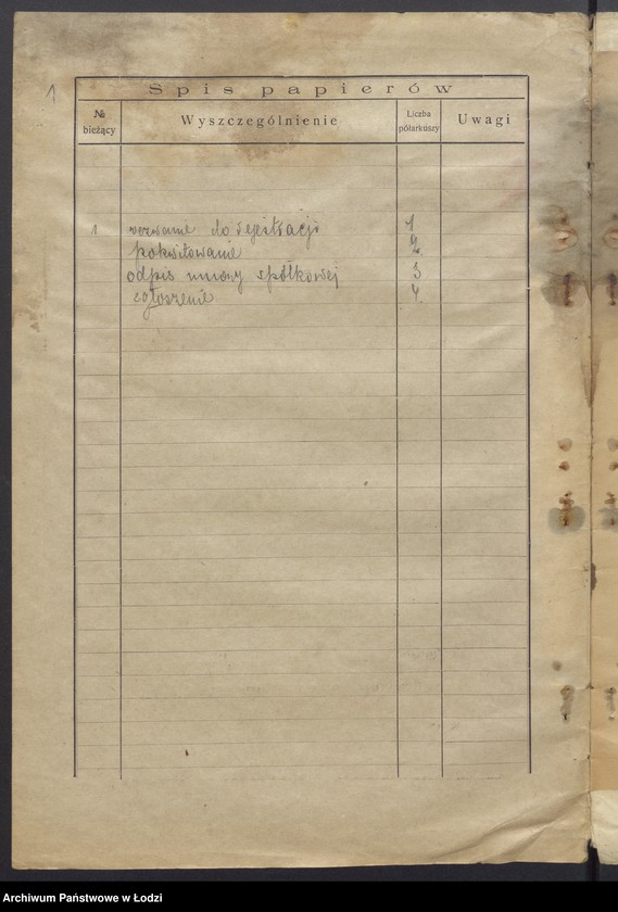 Obraz 3 z jednostki "Szlama Aron Chanachowicz, Chil Abram Muchnicki- sprzedaż towarów manufakturowych"