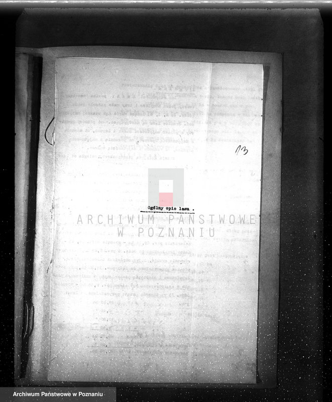 image.from.unit.number "/Szczegółowy plan zalesień i cięć lasu dla majętności Rudki powiat szamotulski 1929-1939"