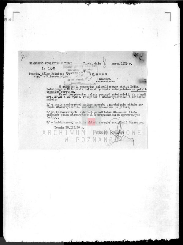 Obraz 11 z jednostki "/Kółko Rolnicze/ sprawy organizacyjne"