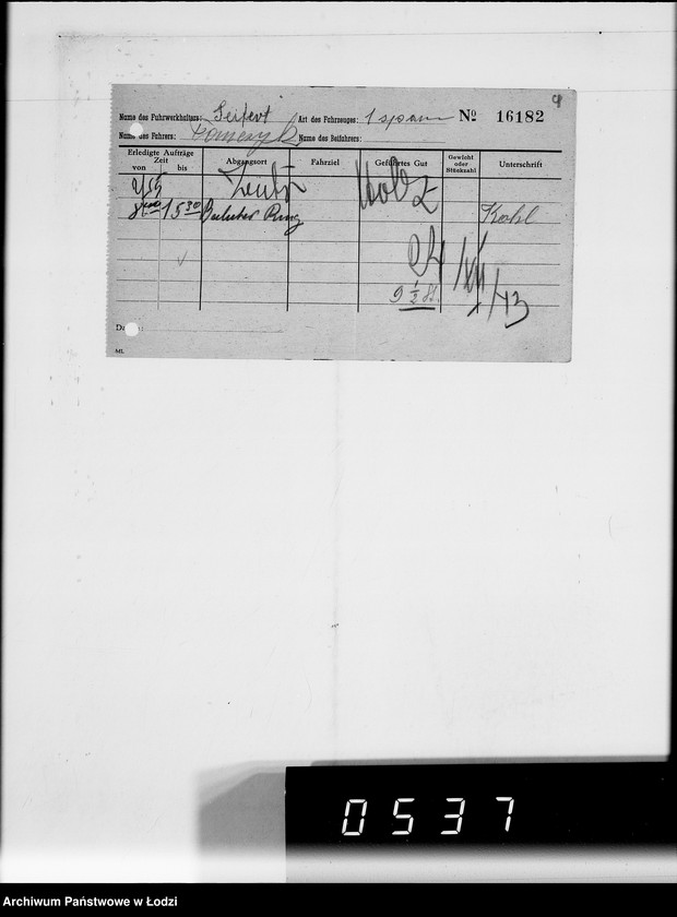 Obraz 12 z jednostki "[Alfons Seifert. Rachunki za dostawy towarów dla Getta]"