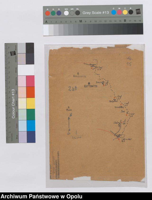 Obraz 18 z jednostki "/Korespondencja i zarządzenia dotyczące służby granicznej, wewnętrzno-administracyjnych kontroli ruchu ludności/ 31.01.- 23.05.1920"