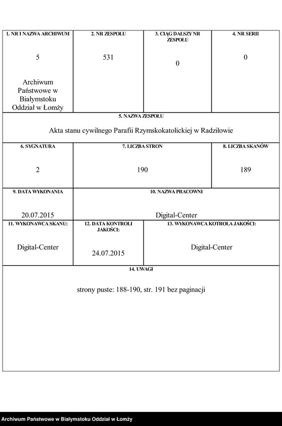 Obraz 1 z jednostki "Księga zgonów"