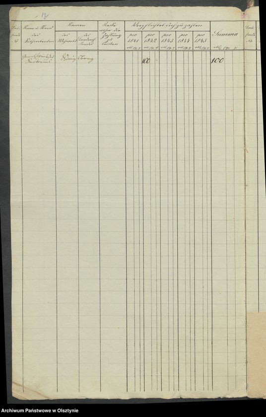 image.from.unit.number "Acta des engern Ausschußes für Errichtung eines Standbildes Sr. [Seiner] Majestät des Königes Friedrich Wilhelm des Dritten. Die Beitrags-Zeichungen der Einwohner der Stadt Koenigsberg und die auf die Stadt-Haupt-Kasse daselbst angewiesenen u. [und] extra"