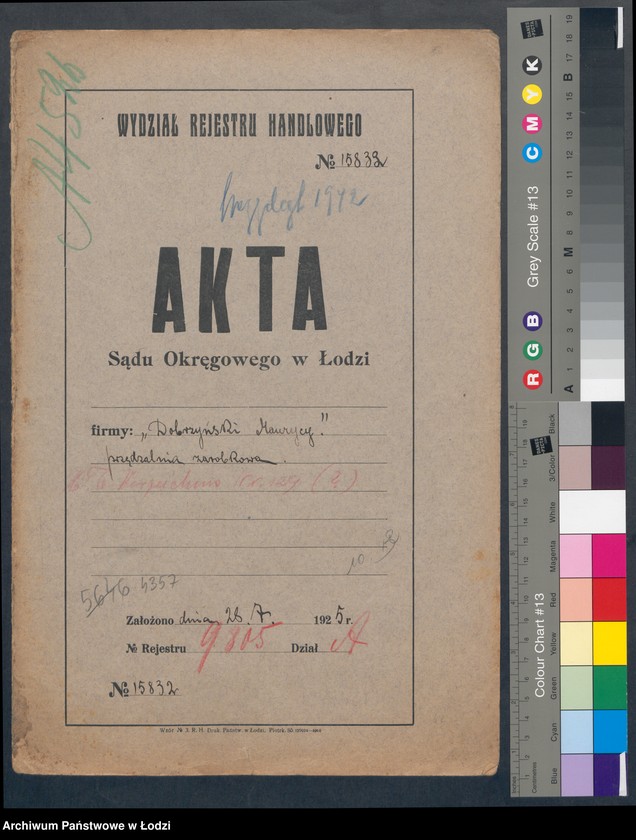 Obraz 2 z jednostki "Maurycy Dobrzyński- przędzalnia zarobkowa"