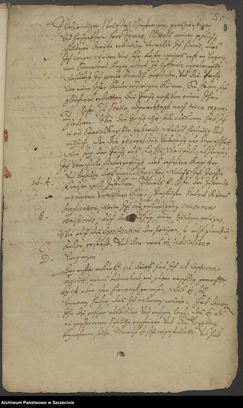 image.from.unit.number "Vizedominats-Hebungen darin Exekution in Kossin Kr. Pyritz."