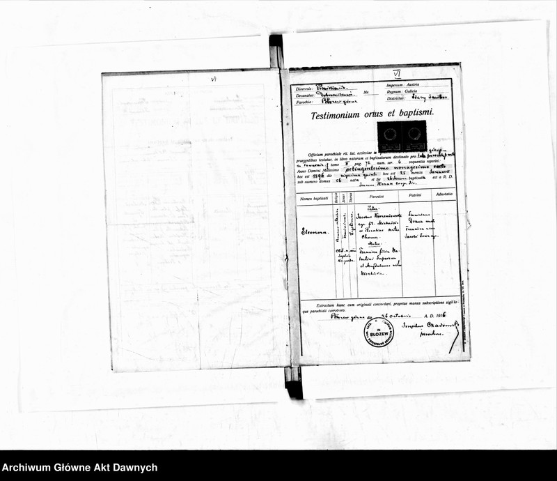 image.from.unit.number "Parafia: Bednarówka. Dekanat: Stanisławów. Księga metrykalna urodzeń dla całej parafii: Bednarówka, Bredheim, Glinki, Kubajówka, Majdan Średni, Łomadzyn, Siedliska."