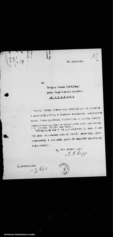 Obraz 19 z jednostki "Urząd Stanu Cywilnego"