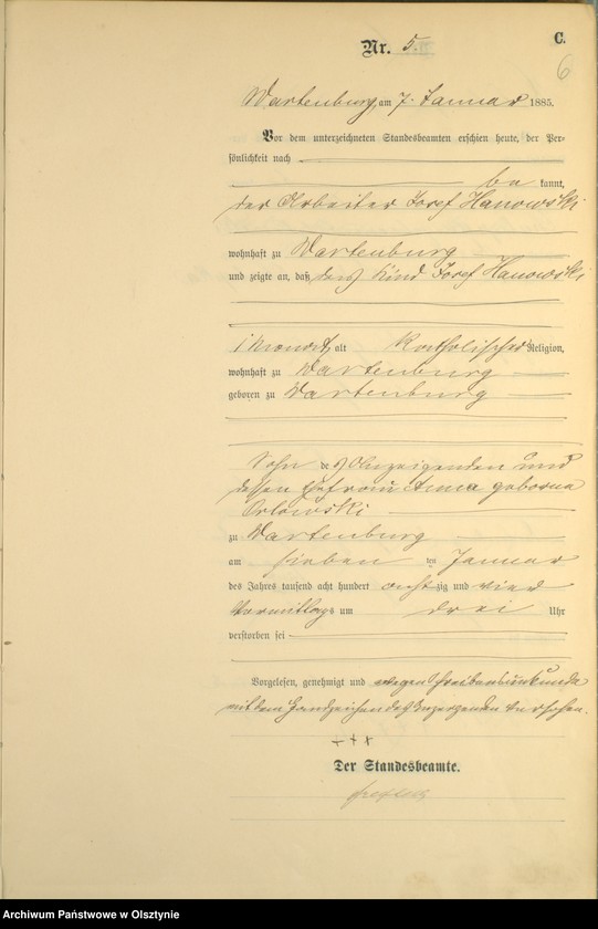 image.from.unit.number "Sterbe-Haupt-Register nr 1 - 216"