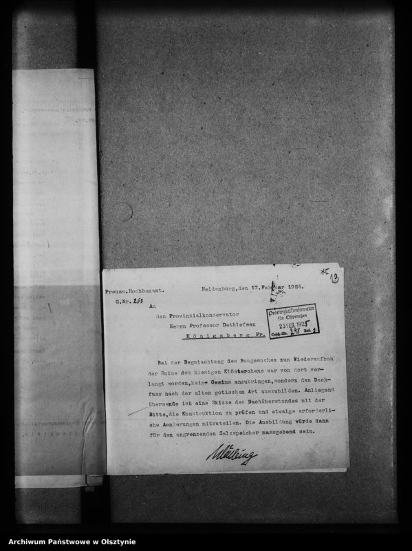 image.from.unit.number "Neidenburg, Speicher "Klösterchen""