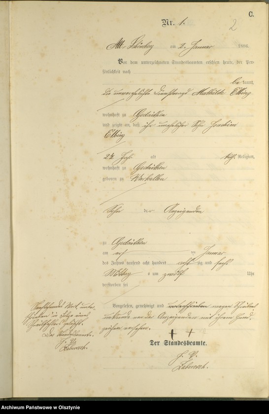 image.from.unit.number "Sterbe-Haupt-Register Nr 1 - 71"