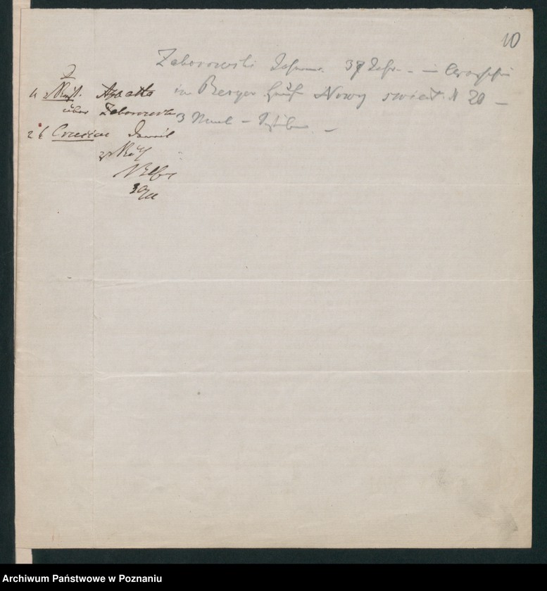 Obraz 16 z jednostki "A. betr. den polnischen Emigranten Gutspächter von Zaborowski"