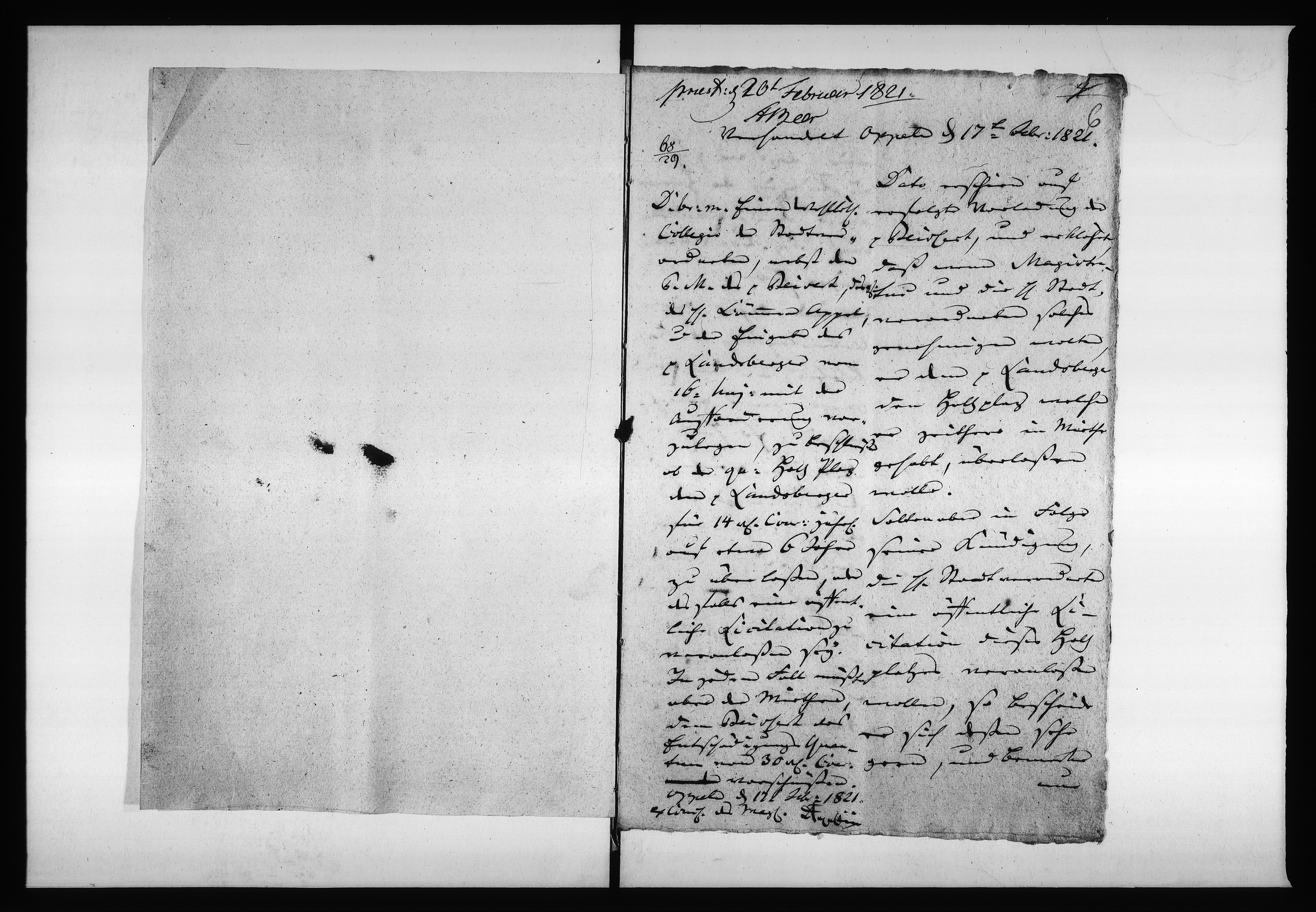 Obraz 9 z jednostki "Acta von Verpachtung des Städtischen Holtz-Platzes resp: Abladeplätze Vol: I de anno 1820"