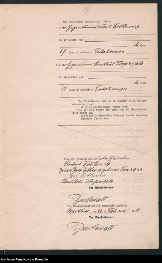 Obraz 19 z jednostki "Heirats-Neben-Register"