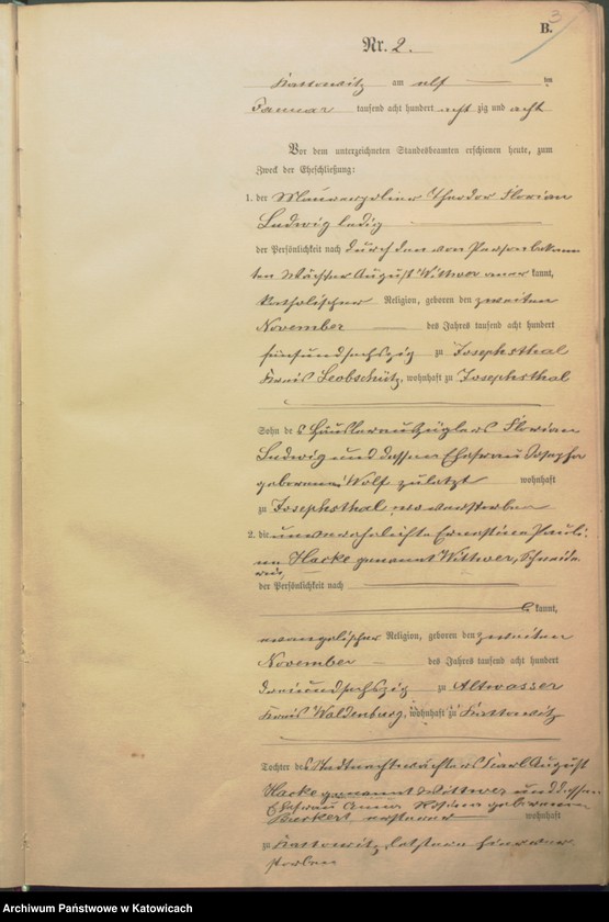 Obraz 6 z jednostki "Księga małżeństw nr 1 – 134"