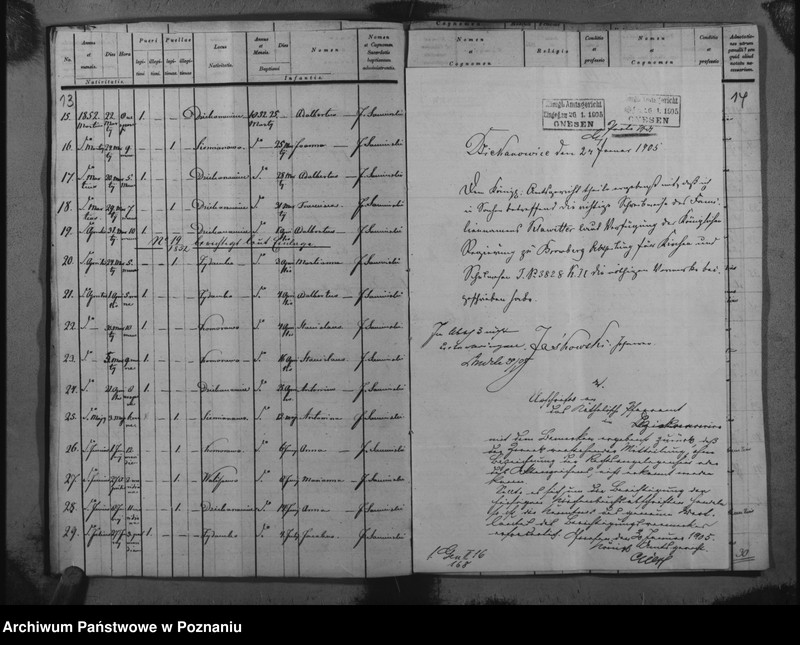 Obraz 10 z jednostki "Liber baptisatorum, copulatorum, mortuorum"