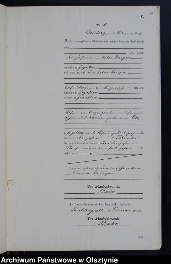 image.from.unit.number "Sterbe -Neben-Register Nr 1-66"