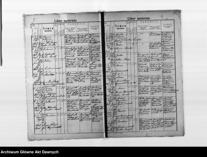 image.from.unit.number "Parafia: Śniatyn. Dekanat: Horodenka. Akta metrykalne urodzeń dla całej parafii."