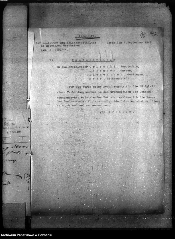 Obraz 20 z jednostki "Koszty i dochody związane ze złupionymi towarami w Warszawie"