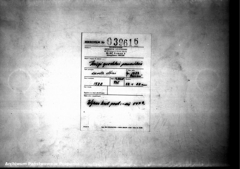 Obraz 2 z jednostki "Decreta officii [inducta]"