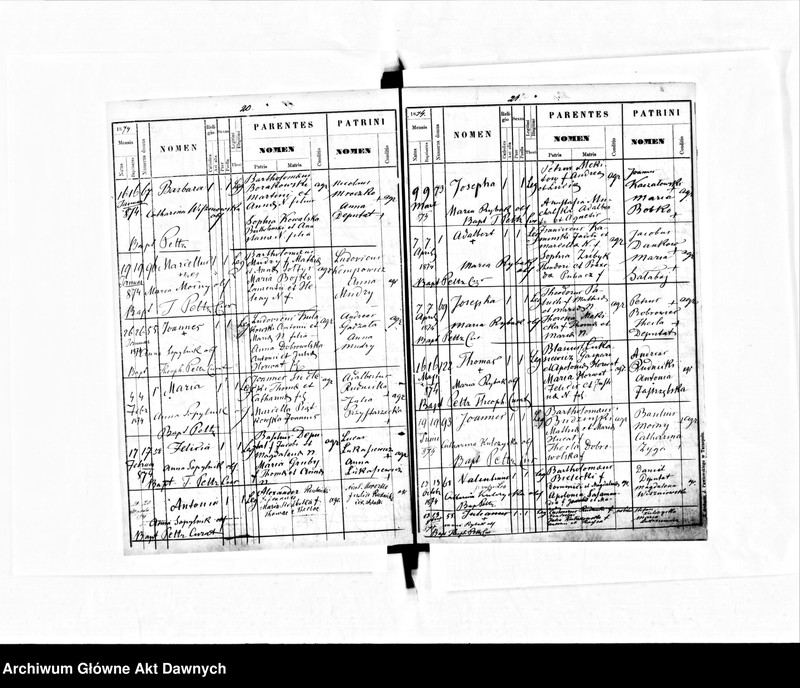 image.from.unit.number "Parafia: Baworów. Dekanat: Tarnopol. Księga metrykalna urodzeń dla wsi Grabowiec."