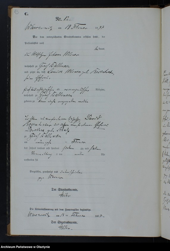 image.from.unit.number "Sterbe-Neben-Register Nr 1 - 47"