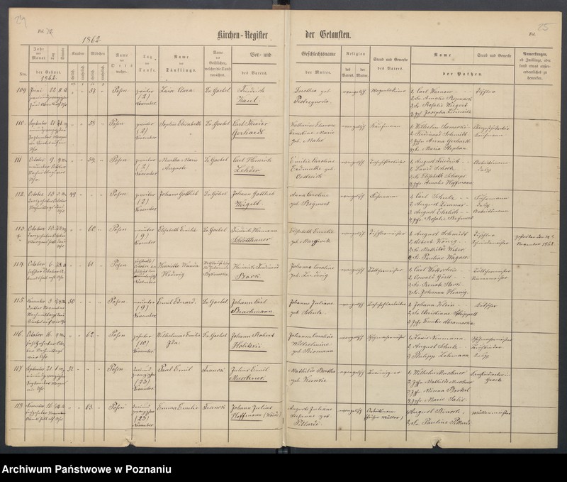 Obraz 16 z jednostki "Duplikat der Tauf, Trau und Sterberegister"