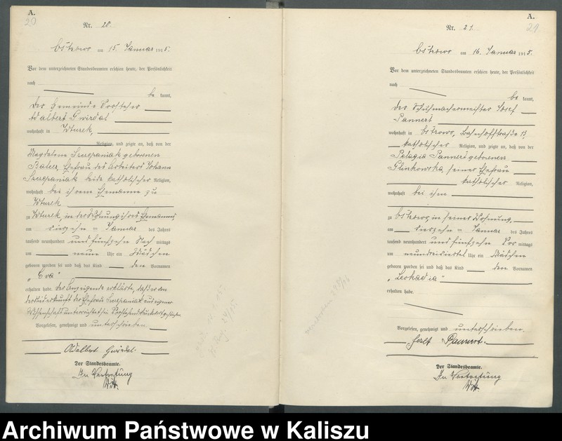 Obraz 15 z jednostki "[Księga urodzeń]"