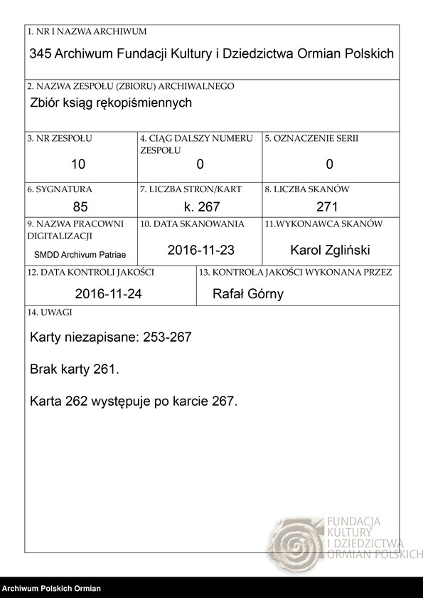 image.from.unit.number "Աղօթամատոյց"