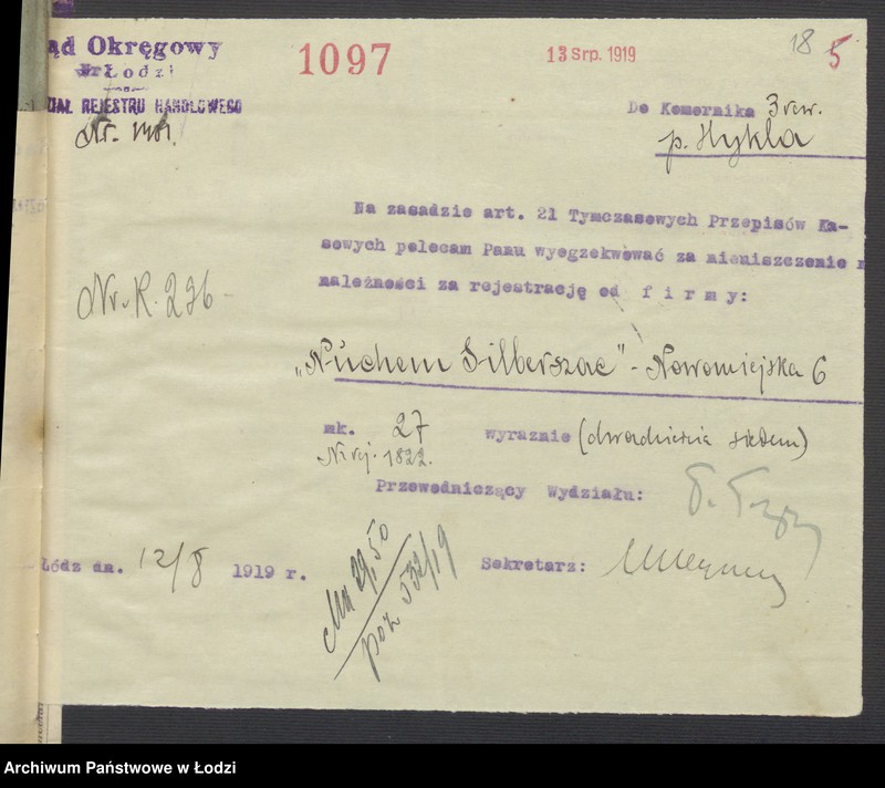 Obraz 20 z jednostki "Efraim Goździk- sklep galanteryjny"