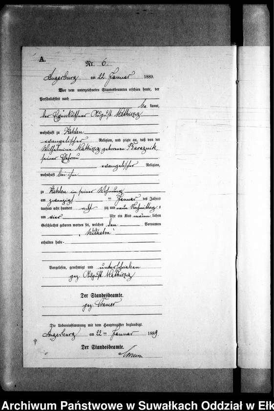 image.from.unit.number "Geburts-Neben-Register des Preussischen Standes-Amtes Kehlen Kreis Angerburg"