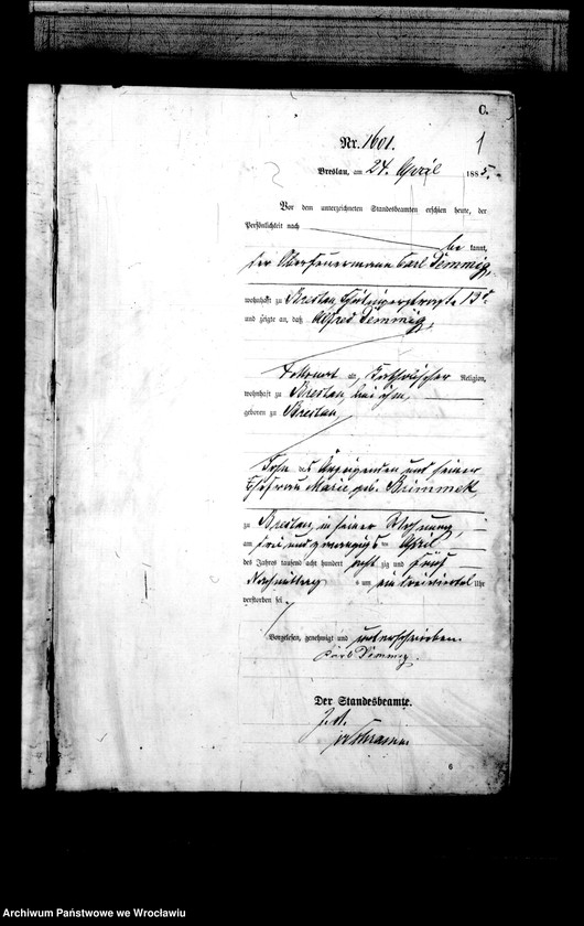 image.from.unit.number "Sterbe-Haupt-Register Breslau I 1885 Band 5"