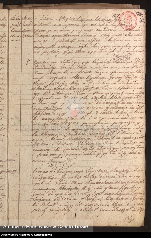 image.from.unit.number "Księga [akt] urodzenia gminy Krzepickiej na rok 1816"