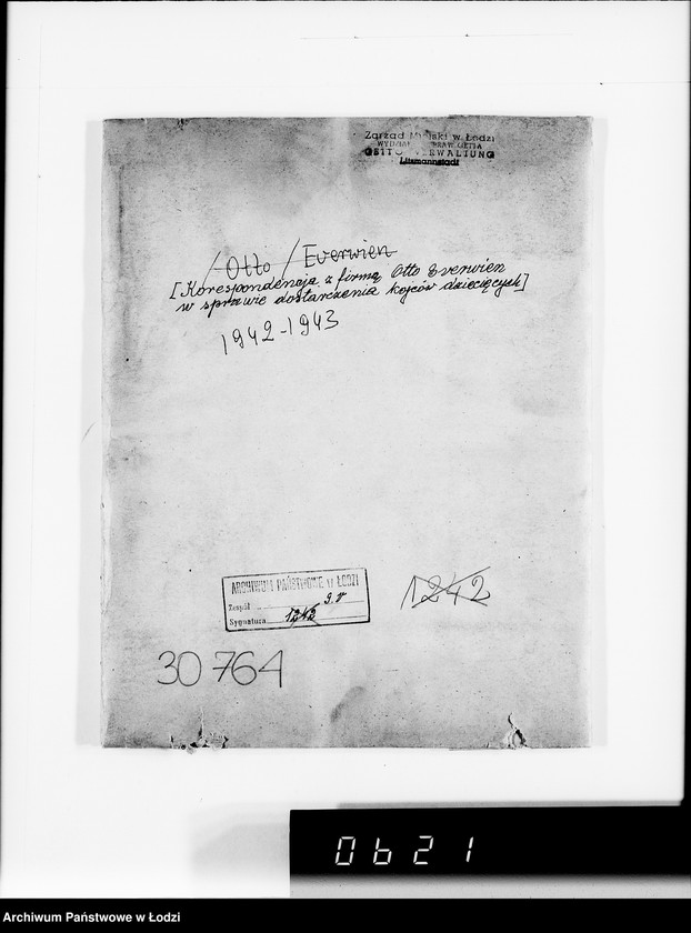 Obraz 4 z jednostki "[Korespondencja z firmą Otto Everwien w sprawie dostarczenia kojców dziecięcych]"