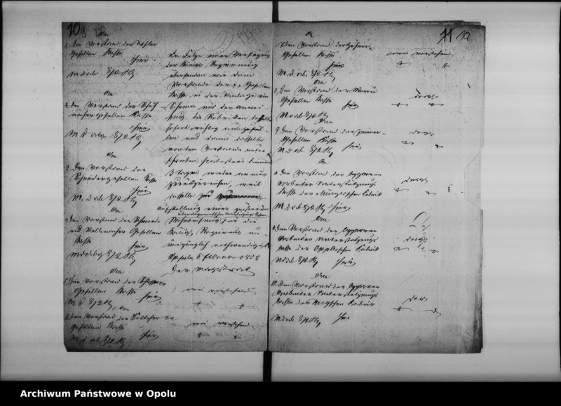 Obraz 10 z jednostki "Acta des Magistrats zu Oppeln betreffend die Hierorts vorhandenen gewerblichen Unterstützungs Kassen Vol. I"