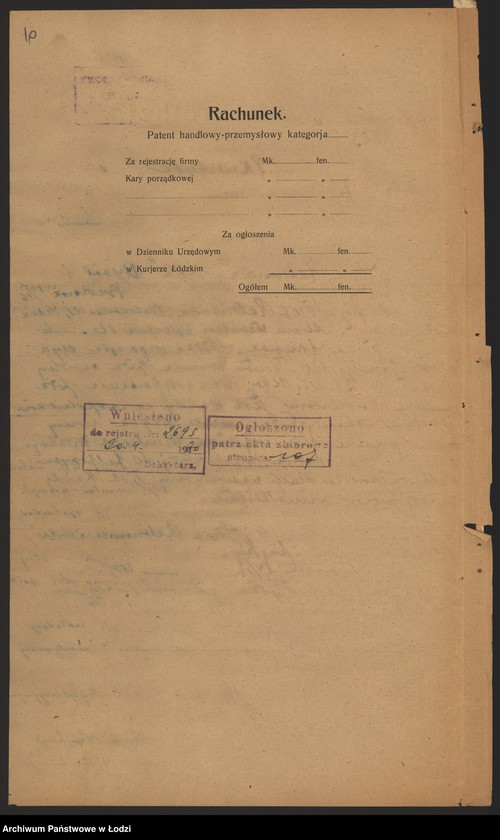 Obraz 12 z jednostki "„Józef Rabinowicz i s-ka” – wyrób i sprzedaż przędzy"