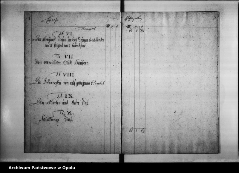 Obraz 8 z jednostki "Cämmerey Rechnung des 2ten Quartals 1745 derer Monaten Septembr, Octobr & Novembr."