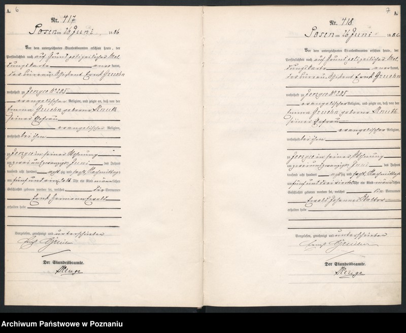 Obraz 7 z jednostki "Księga urodzeń t. II"