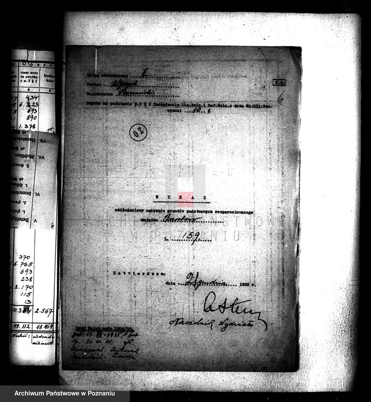 Obraz 10 z jednostki "/Wykazy oddłużeniowe nabywców gruntów państwowych rozparcelowanych majątków z terenu powiatu wyrzyskiego"