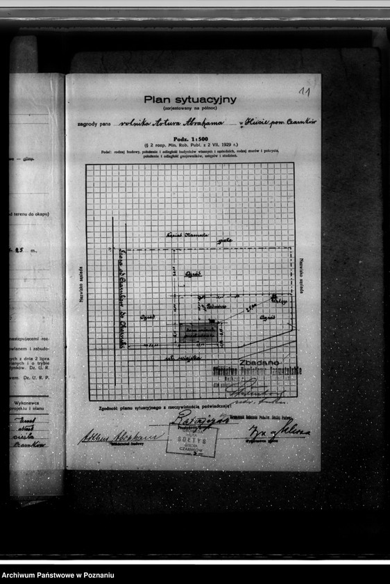 Obraz 15 z jednostki "Zatwierdzenie zakładu przemysłowego /rzeźni/ Artura Abrahama w Hucie pow. czarnkowski"
