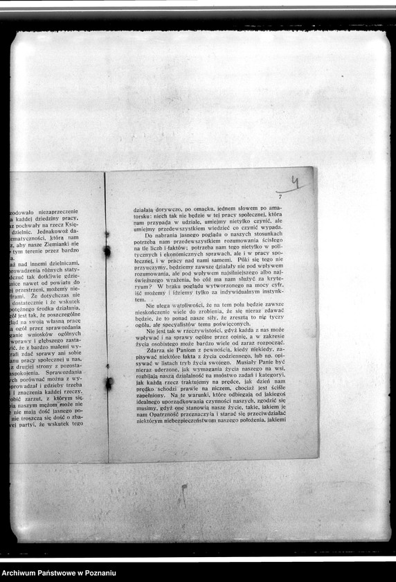 Obraz 8 z jednostki "Związek Pań Domu. I Instytut Gospodarstwa Domowego - Sekcja ogrodnicza. Stosunki z Izbą Rolniczą. Dział ekonomiczny. Sprawy programowe. Sprawy różne -m.in. korespondencja przewodniczącej Towarzystwa Ludwiki Żółtowskiej z Czacza"